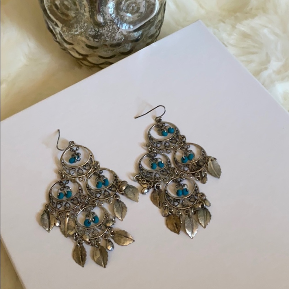 🚫sold🚫Pierced ears dangle earrings dream catcher